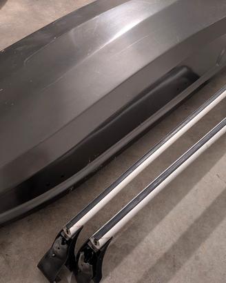 Baule e barre portatutto originali Fiat 500L