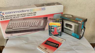 commodore 16 e registratore/mangia cassette