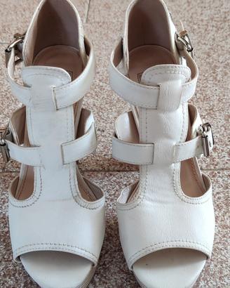 sandali donna 06 Milano vera pelle tacco 11 
