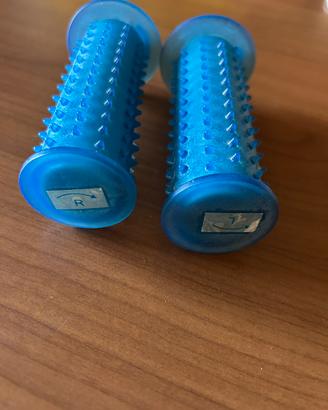 Set 2 maniglie blu di ricambio  per cycclette