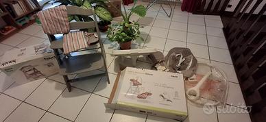 Set seggiolone evolutivo Hauck completo