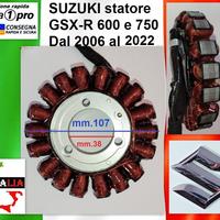 Suzuki GSX-R 600/750 2006/2022 Statore Alternatore