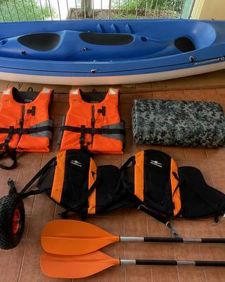 Canoa Bic Tobago con dotazione completa