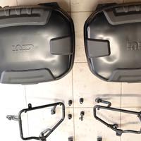 valigie laterali givi f800r con telaio 
