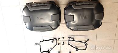 valigie laterali givi f800r con telaio 