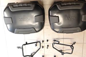 valigie laterali givi f800r con telaio 