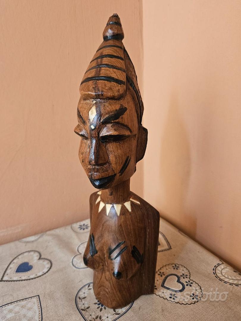 Sculpture Africaine En Rame - Art Tribal Senoufo Korhogo - Côte D'Ivoire - Occasion