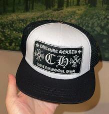 cappello bianco/nero Chrome Hearts