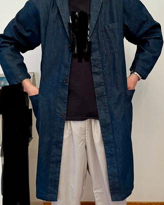 Denim coat, trench in jeans seminuovo estivo