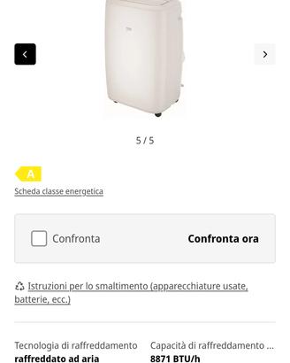 Beko Condizionatore Pinguino Climatizzatore air 