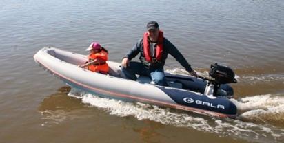 Gommone-Canoa GALA con accessori