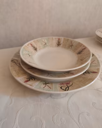 Servizio 5 Piatti Cottage Garden Made in England