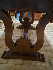 tavolo in noce nazionale 160x84 con due allunghe 4