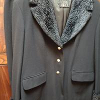 Tailleur nero pura lana Elena Mirò