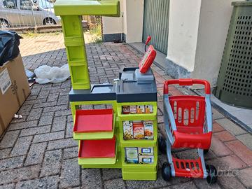 supermercato Smoby con carrello incluso