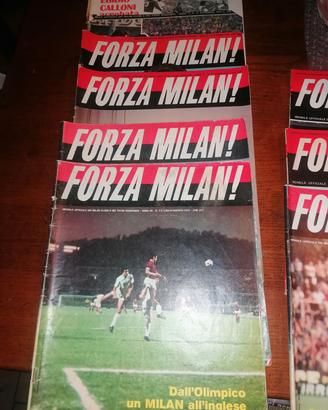 Riviste Forza Milan anni '70, 10 riviste