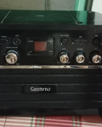 CantaTu Karaoke Portatile con Lettore CD