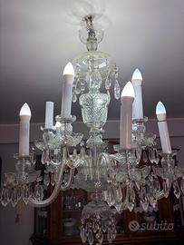 Lampadario cristallo di Boemia