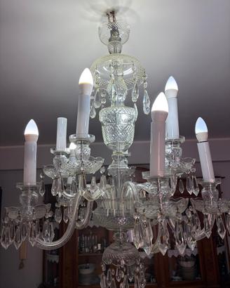 Lampadario cristallo di Boemia