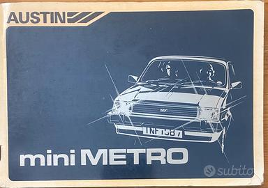 Libretto Uso e Manutenzione Austin Mini Metro