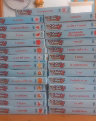 lotto 27 VHS originali .Esplorando il Corpo umano