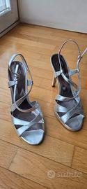 Bagatt Sandalo argento donna tacco 12