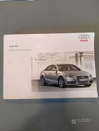 Manuale uso e manutenzione Audi A4
