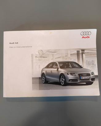 Manuale uso e manutenzione Audi A4