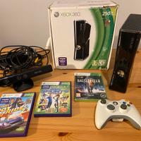 Xbox 360 Slim + Kinect + Giochi