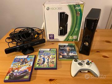 Xbox 360 Slim + Kinect + Giochi