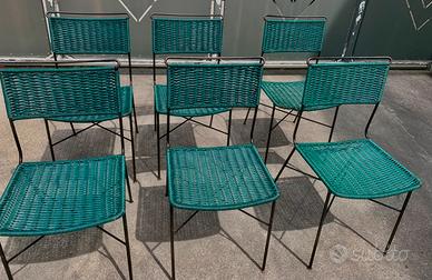 Sedie in ferro vintage design