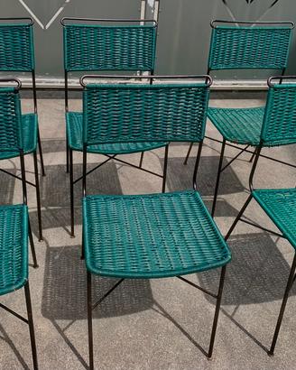 Sedie in ferro vintage design