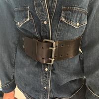 Cintura in pelle vera
