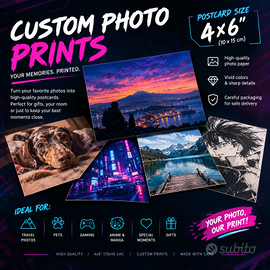 Stampa Foto Personalizzata 10x15 cm – Foto su Rich
