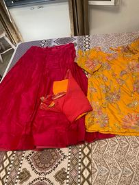 Lehnga indiano completo