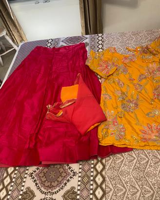 Lehnga indiano completo