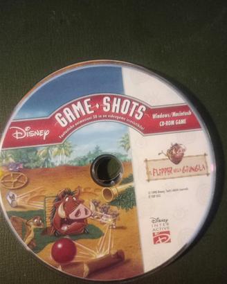 CD-ROM GAME "Game Shots" originali della Disney
