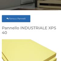 Pannelli xps estruso polistirene