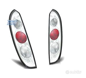 FANALI PER OPEL CORSA C 00-06 FONDO CROMATO