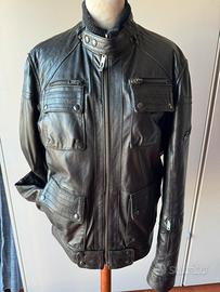 Giubbotto Vera pelle uomo tg L  nero