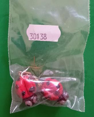 Orecchini coccinelle  e collana orecchini orsetto 