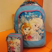 Zaino e portapenne scuola Frozen