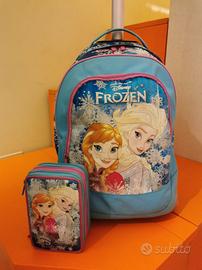 Zaino e portapenne scuola Frozen