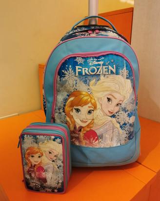 Zaino e portapenne scuola Frozen