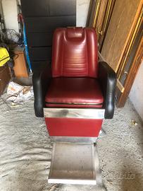 poltrona da barbiere anni 80