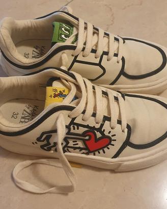 Sneakers Keith Haring x Zara per bimbi