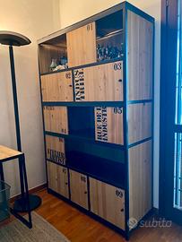 Maison du Monde Docks - Libreria in ferro e abete