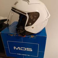 Casco jet MDS taglia M con seconda visiera da sole