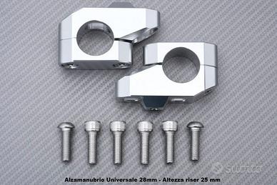 Alzamanubrio Universale 28mm - Altezza riser 25 mm