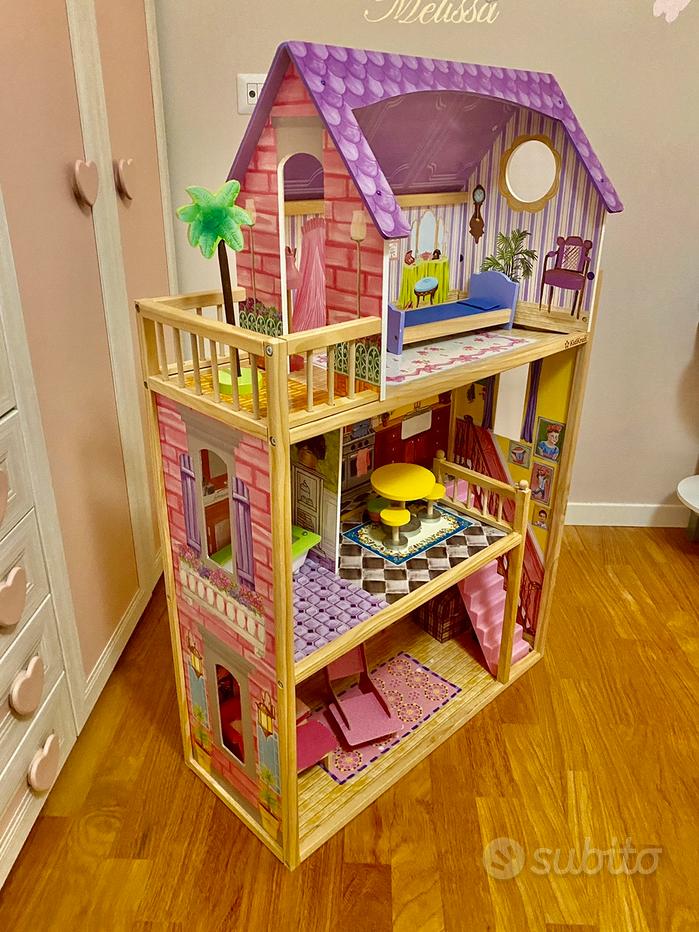 CUTEBEE Miniatura casa delle Bambole con mobili, Fai da Te